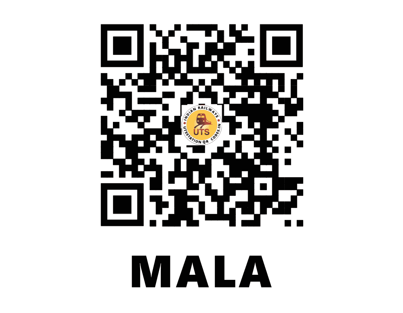 UTS QR Code for MALA - MALA (NE - UTTAR PRADESH)
